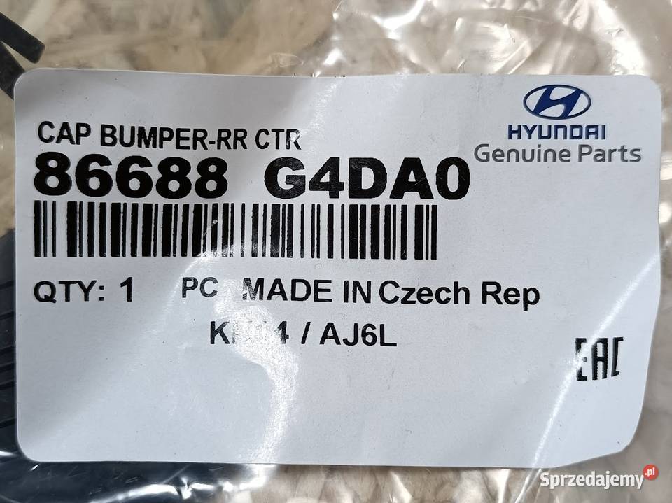 HYUNDAI I30 III NLINE ZAŚLEPKA HAKA ZDERZAK TYŁ sprzedam