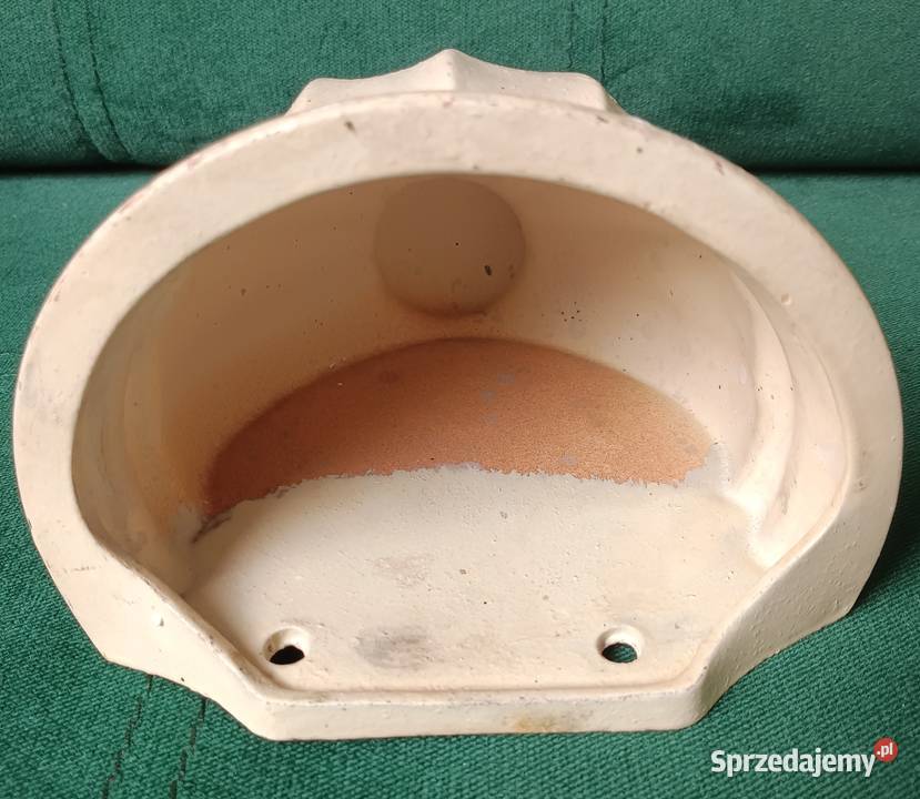 Antyczna kropielnica ścienna donica ceramiczna Zbylitowska Góra