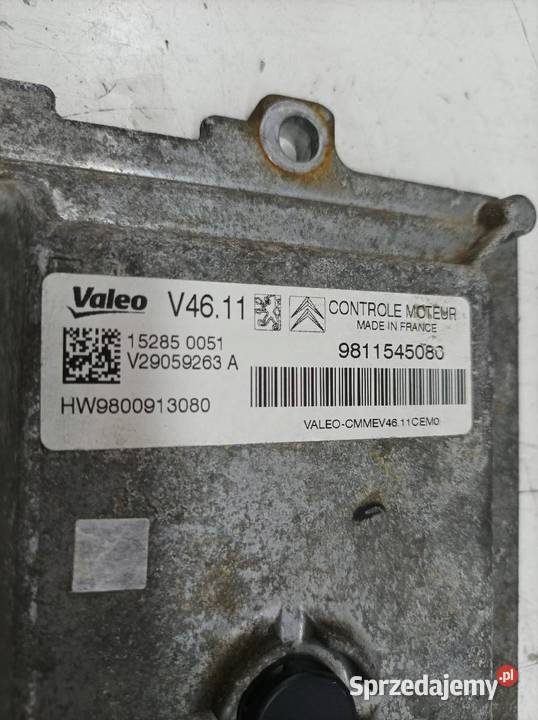 STEROWNIK SILNIKA 9811545080 12 B 81 Peugeot 208