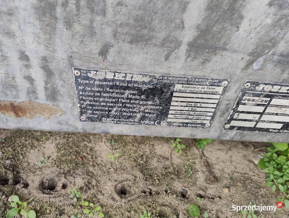 zabudowa asenizacyjna joskin 7000 l Grabów nad Prosną