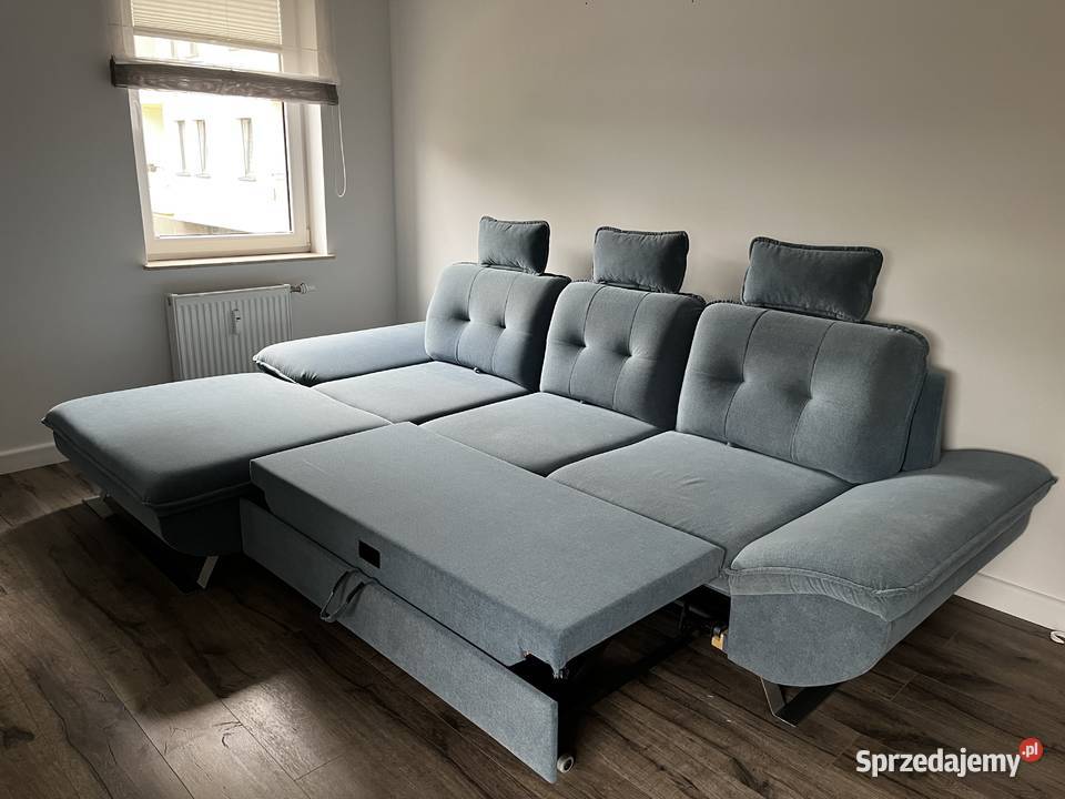 Duży narożnik z funkcją spania pojemnik fmy Kołobrzeg