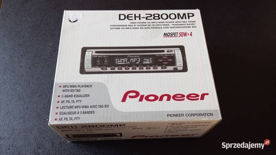 Nowe radio Pioneer deh 2800mpbrak panela Jaroszowice