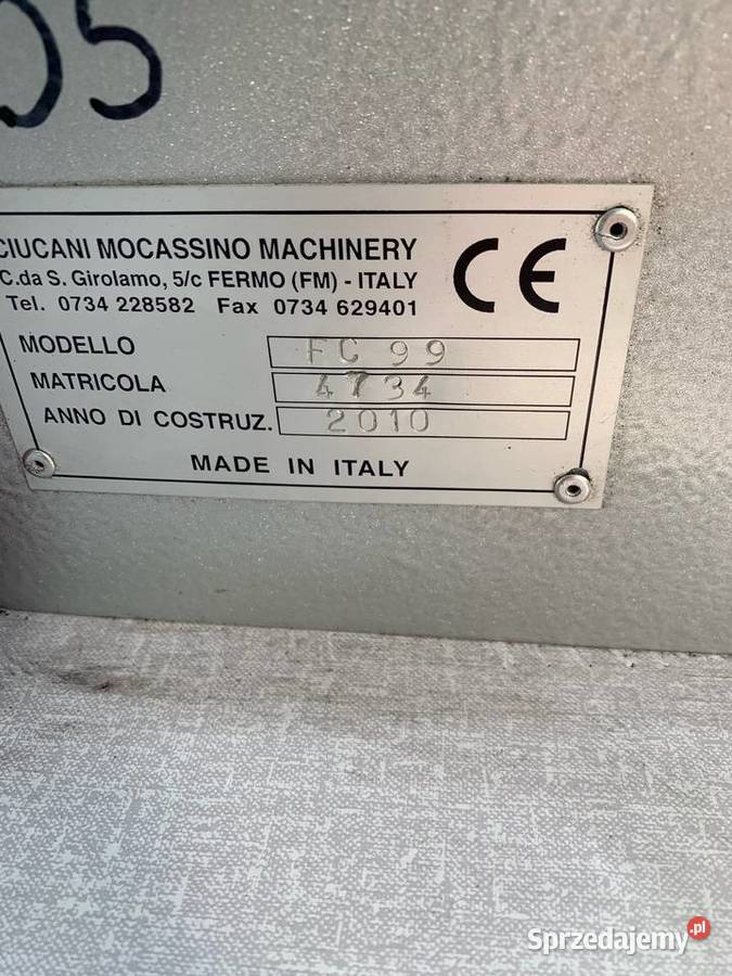 Przeszywarka maszyna do szycia spodów CIUCANI Łaskarzew