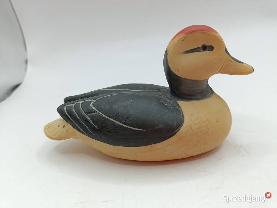 Ceramika dekoracja Mała kaczka ręcznie malowana