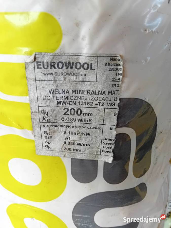 Wełna mineralna Siekierno-Podmieście