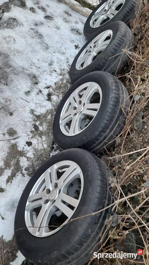 Alufelgi 15 vw golf 4 komplet 4sztuki 5x100 Zalasewo sprzedam