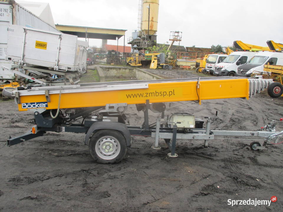 Winda towarowa drabina dekarska Bcker Junior Dźwigi, podnośniki wielkopolskie Pleszew
