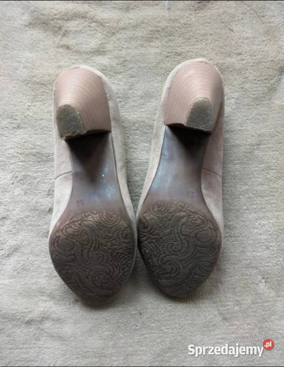 Beżowe czółenka na obcasie Graceland Gdańsk