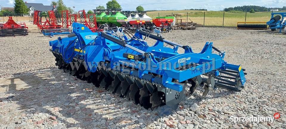 Brona talerzowa Agregat 4m zawieszana ciągana warmińsko-mazurskie Iława