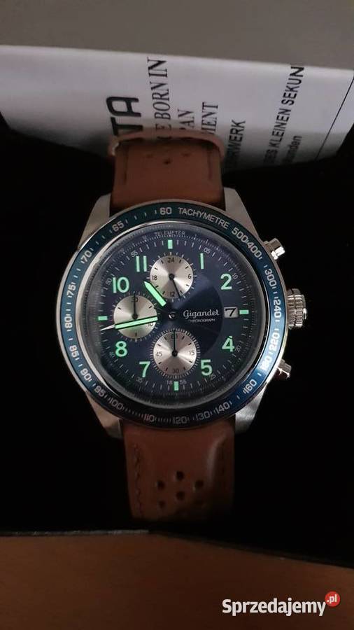 Nowy męski zegarek Gigandet Racetrack chronograf Chorzów
