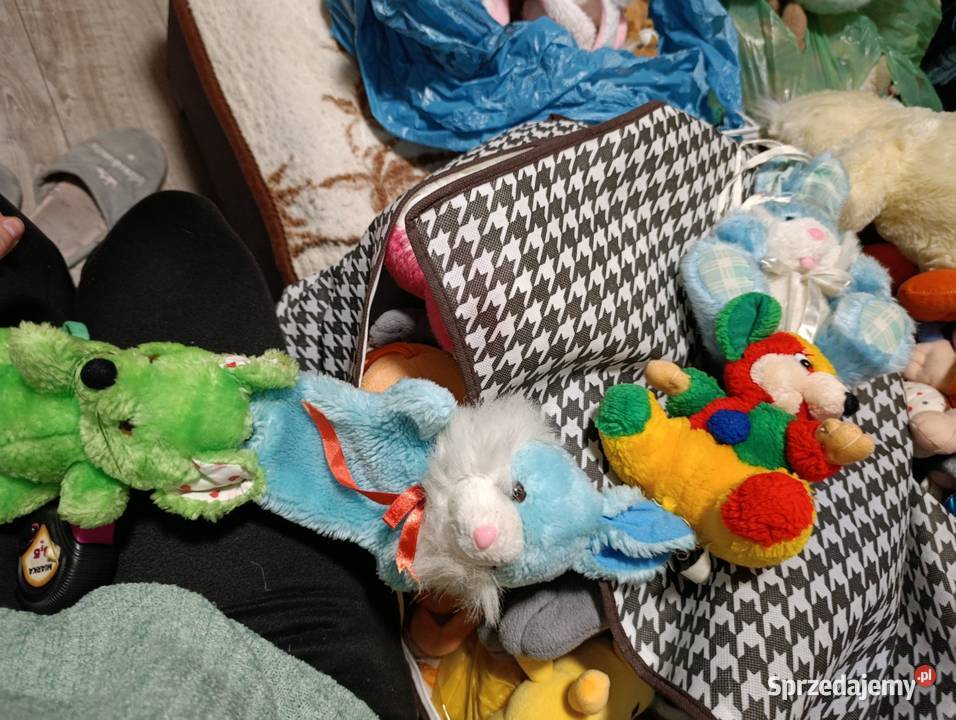 myszki króliczki zabawki pluszowe maskotki wielkopolskie sprzedam