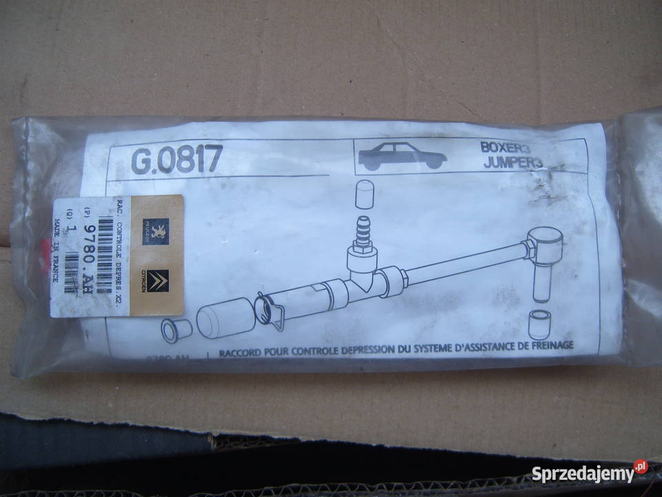 G0817 peugeot boxer PSA citroen 9780AH specia zachodniopomorskie Szczecin sprzedam