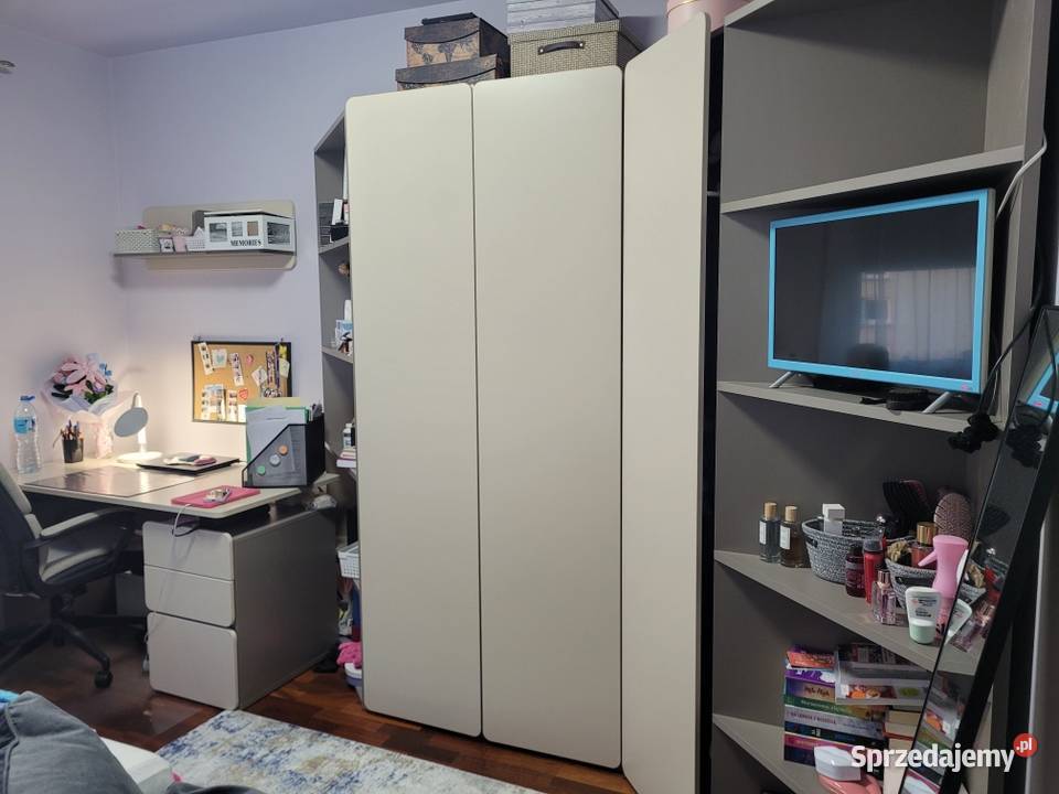 Meble pokój nastolatki szafa plus biurko sprzedam