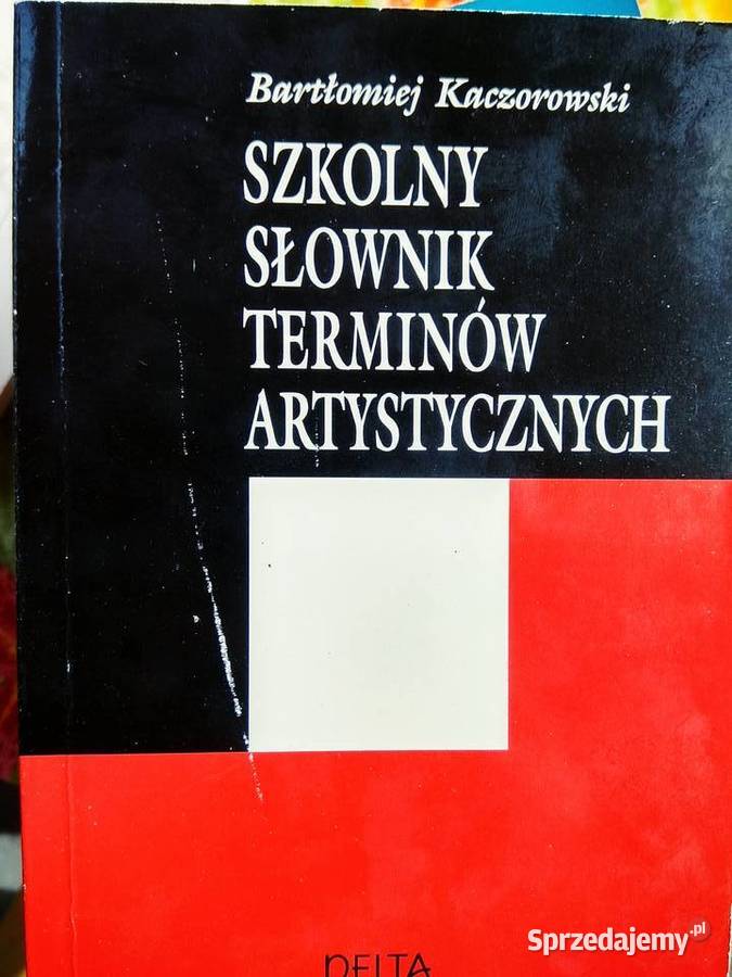 Szkolny słownik terminów artystycznych Antykwariat Warszawa