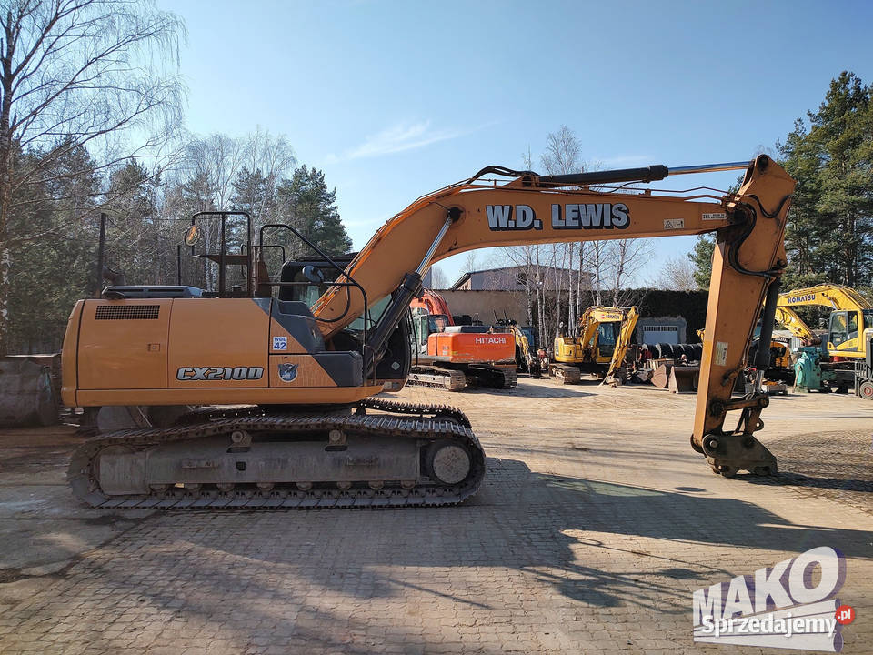 Case CX210D 2016r 11311 mtg CAT Liebherr Hitachi świętokrzyskie Ostrowiec Świętokrzyski