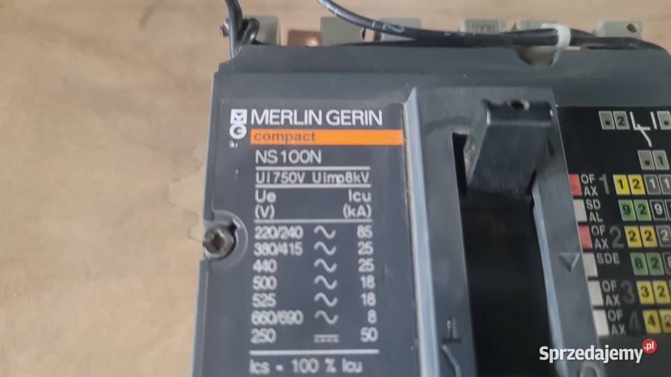 Merlin Gerin NS100N używany Chrząstowo