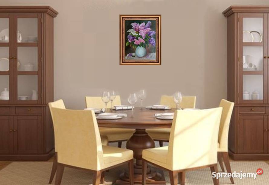 Obraz olejny Bzy Lublin