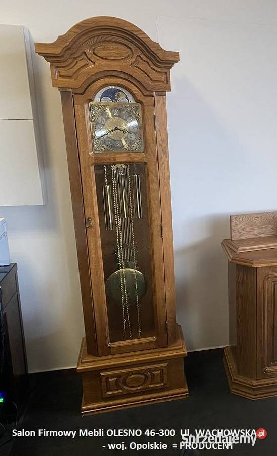 Zegar Stojący Mechanizm Hermle Gubernator Dąb