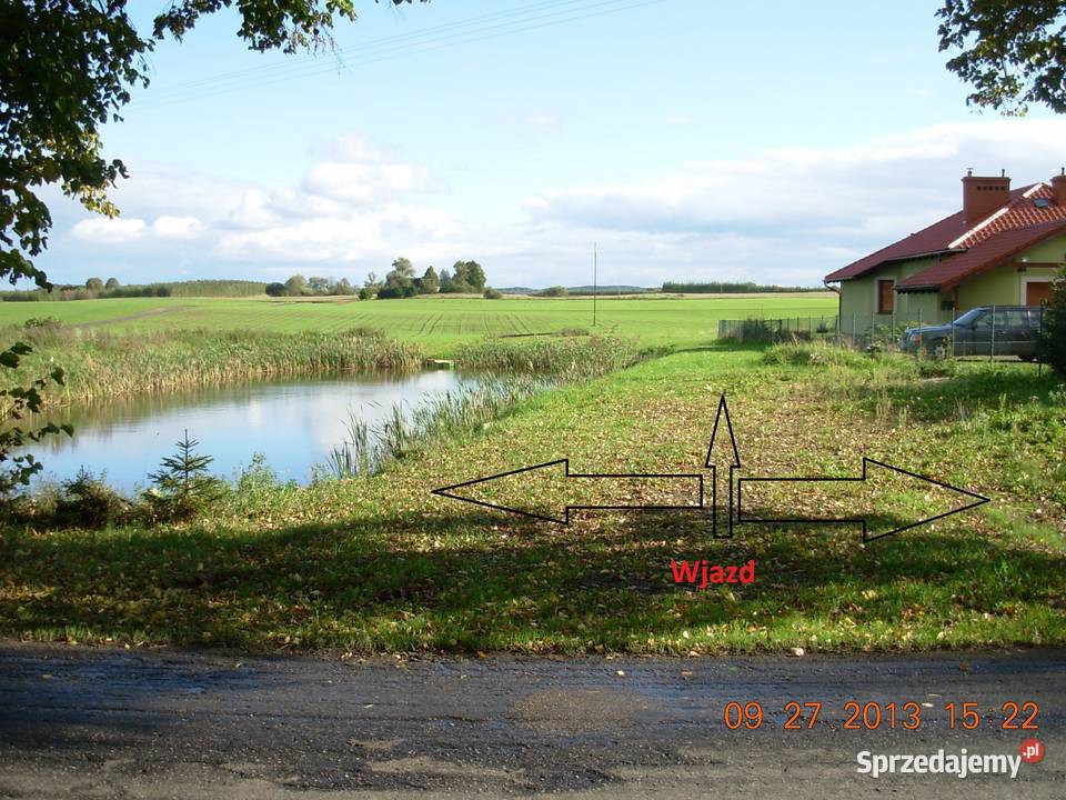 Działka 3287 m2 ze stawem Mazury Niedziały