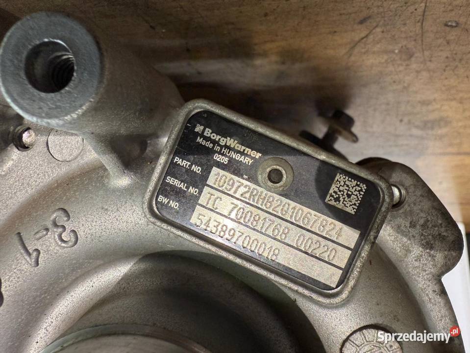 Turbosprężarka 16 dCi nissan renault Wadowice