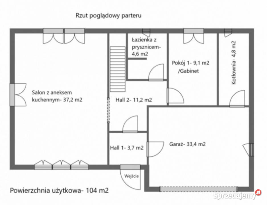 Nowy dom wolnostojący 200 m2 Stara Wieś Nadarzyn garaż mazowieckie