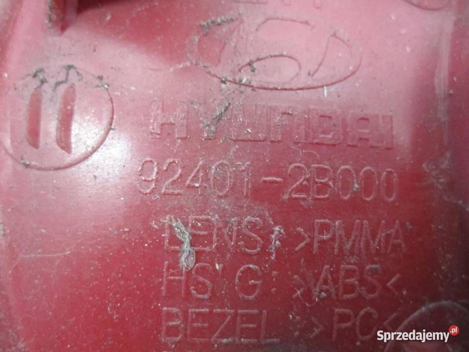 HYUNDAI SANTA FE II 06 lampa lewy tył 924012B000 osobowe Lampy przednie