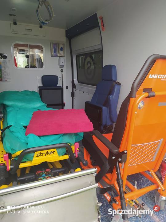 Ambulans karetka Fiat DUCATO stan poduszka powietrzna Kielce