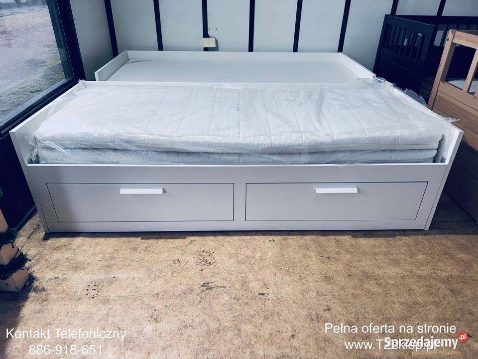 IKEA BRIMNES Leżanka Łóżko z 2 szufladami 2 sprzedam