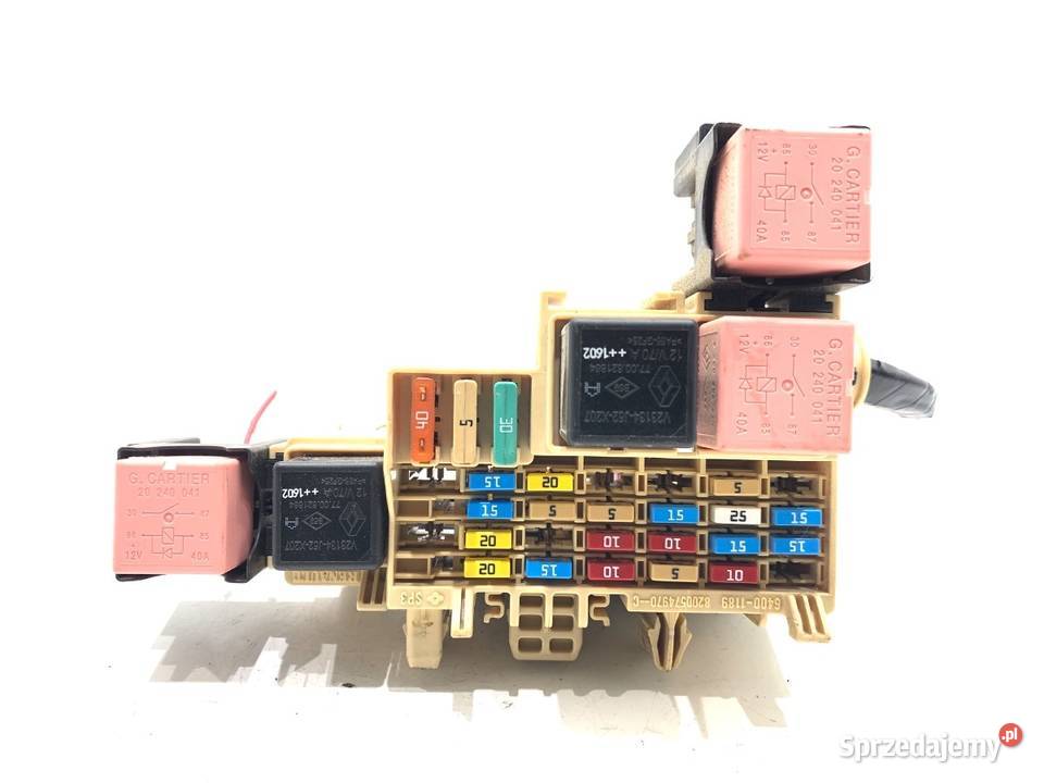 SKRZYNKA BEZPIECZNIKÓW RENAULT KANGOO II