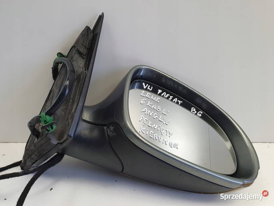 LUSTERKO PRAWE VW Passat B6 PASAŻERA 6 Pin kabli Rudka