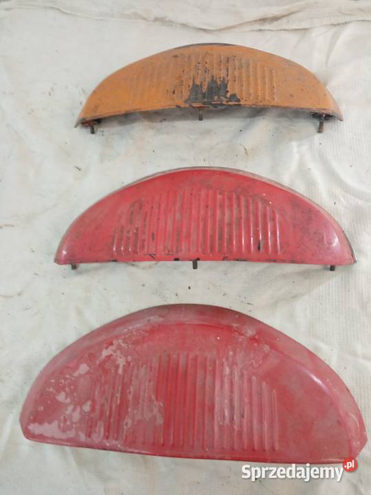 VW Garbus daszki plastikowe oświetlenie tablicy mazowieckie Gołków