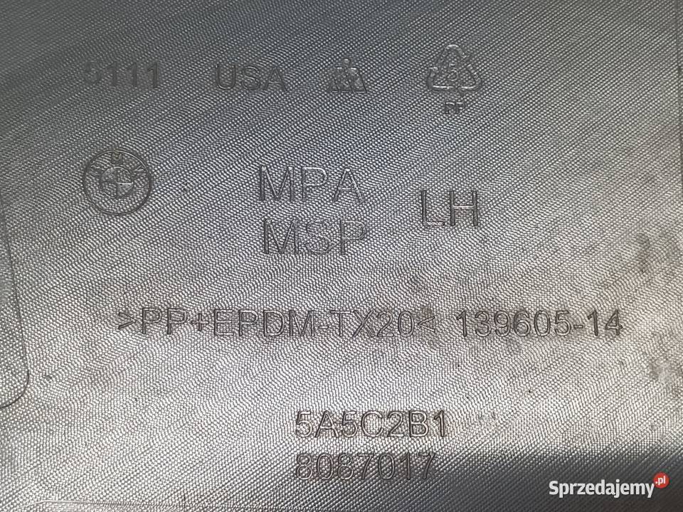 BMW X3 G45 MPAKIET ŚLIZG MOCOWANIE ZDERZAKA LEWY osobowe Pleszew