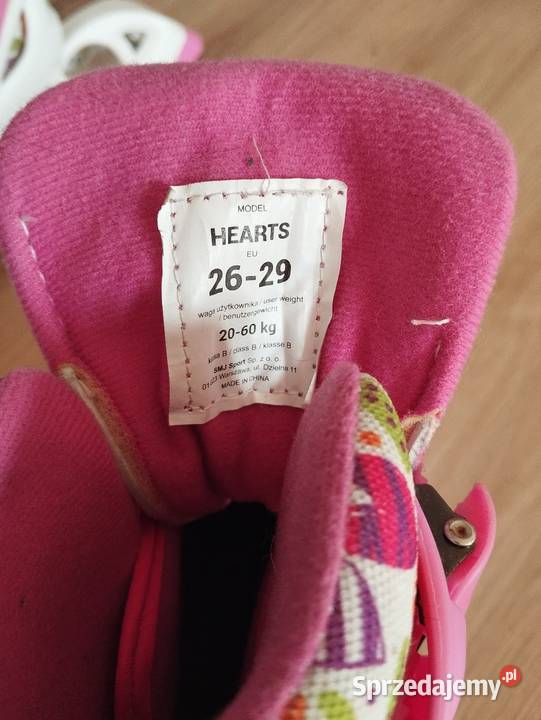 Rolki dziewczynki rozmiar 2629 Rolki, wrotki i hulajnogi Bogatynia