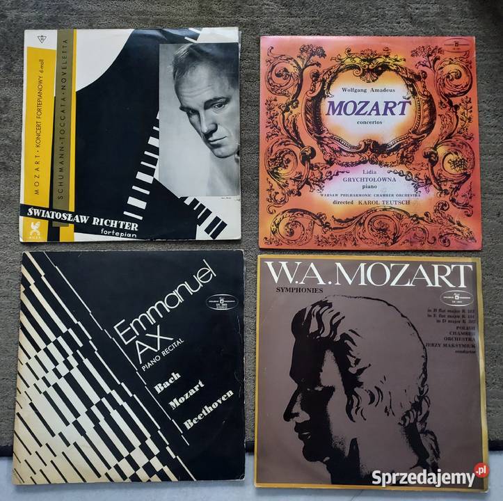 37 Zestaw 4 Płyta winylowa Mozart Tczew
