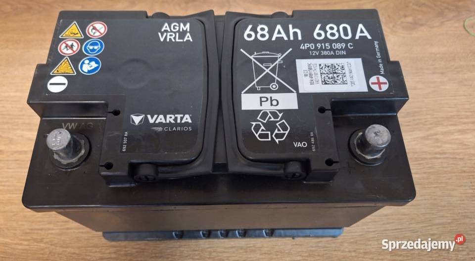 AKUMULATOR oem Vag AGM VARTA 12V 68AH 680A Pozostałe