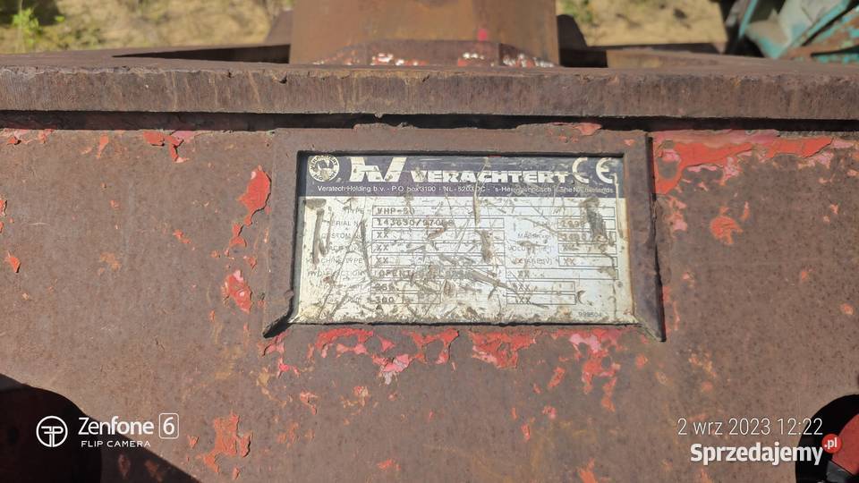 Wyburzeniowe nożyce Verachtert VHP50 beton