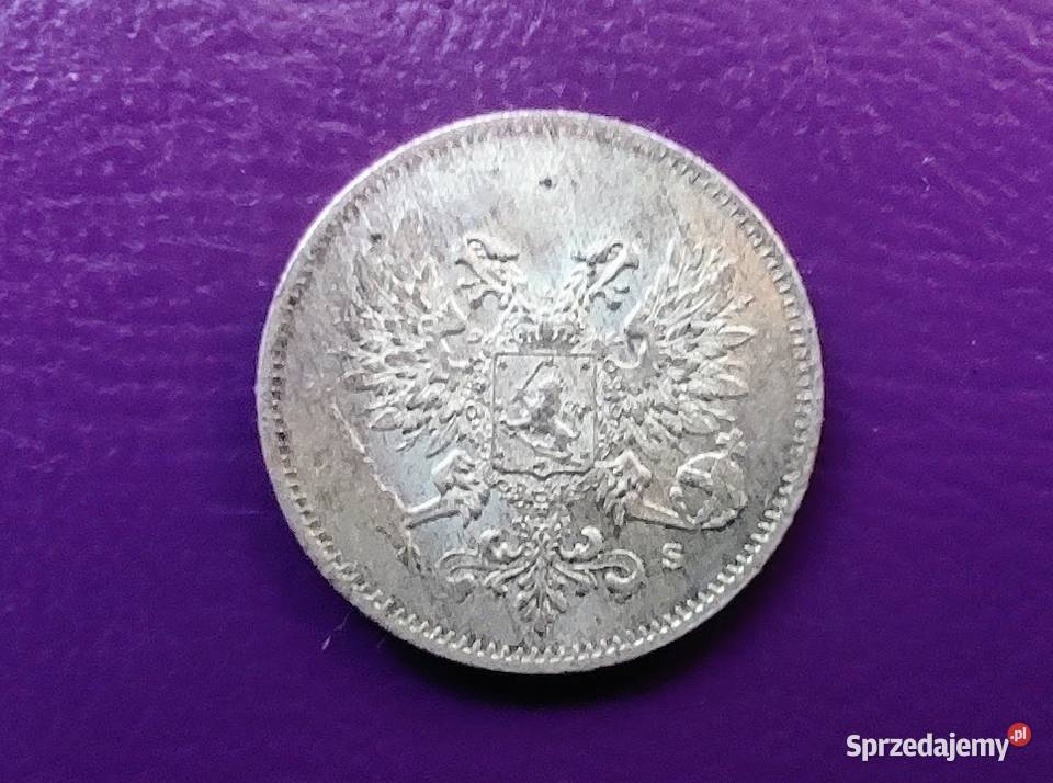 Moneta 25 PENNIA 1917 bez korony CARSKA Pruszków