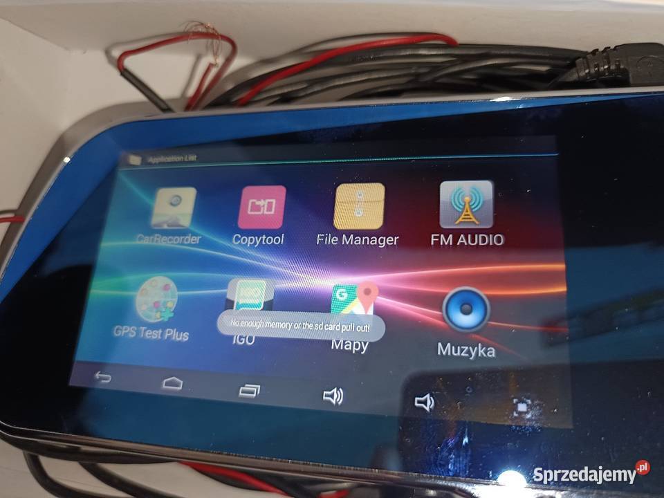 Lusterko wideorejestrator NAVI WiFi Kamera Radlin sprzedam