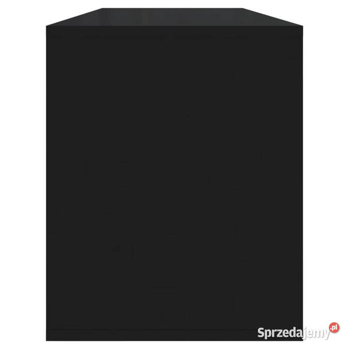 Szafka pod TV czarna 130x35x50 materiał Warszawa