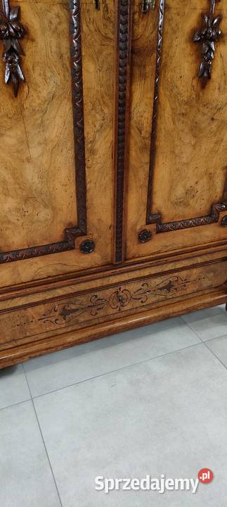 Piękna szafa Ludwik Filip antyk Łagów