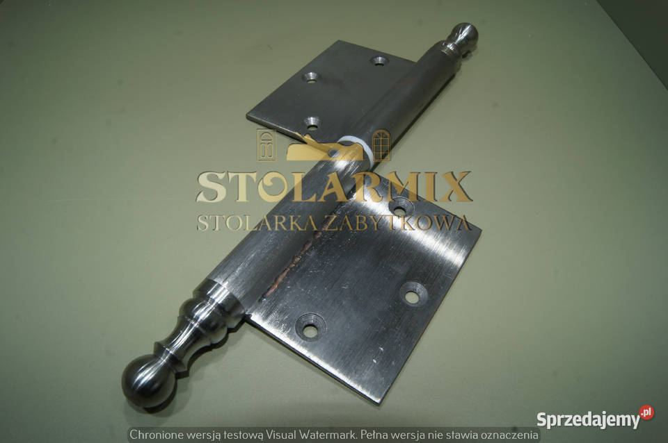 Zawias do starych drzwi bezprzylgowych ZBF 50L Paterek