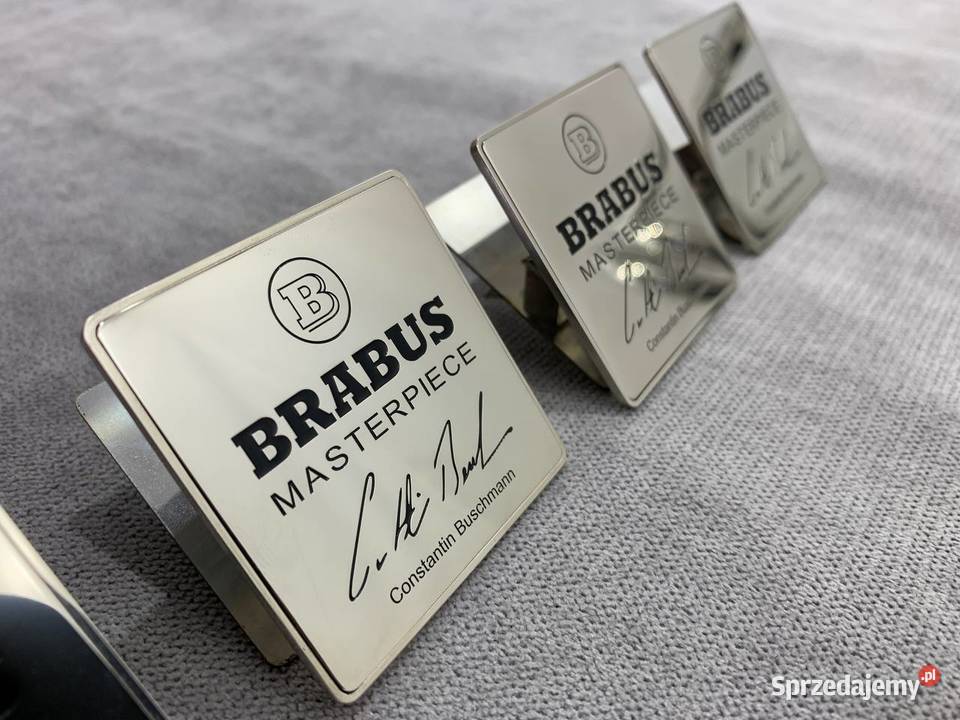 Logo emblemat fotele Mercedes Benz BRABUS