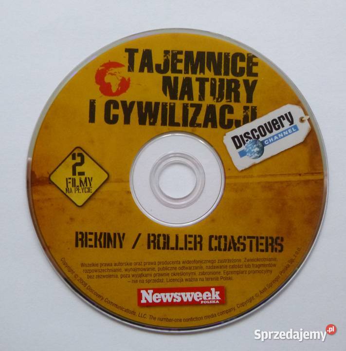 Film DVD Rekiny Roller coasters Warszawa