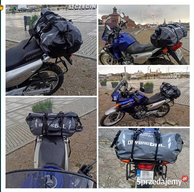 Torba wodoodporna 60L na motocykl paski mocujące Torby, plecaki i walizki Szczecin