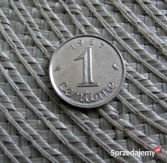 Francja 1 Centym 1967r wielkopolskie sprzedam