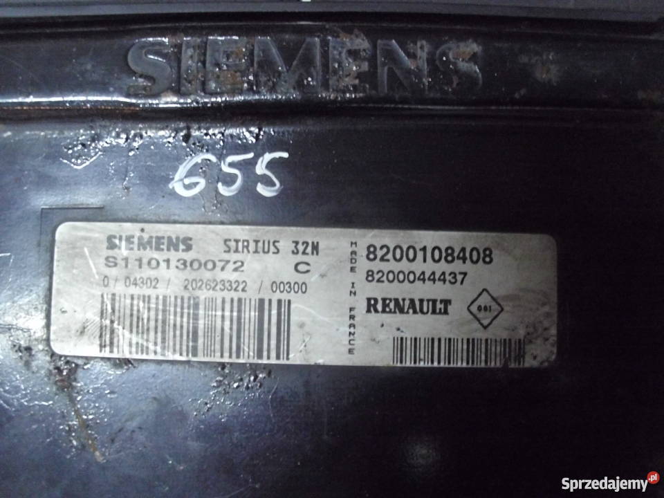 komputer silnika Sirius 32N S110130072C RENAULT dolnośląskie Lubin