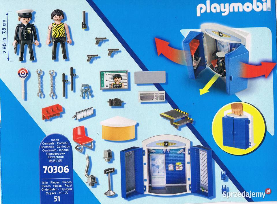 Playmobil City Action 70306 51 el Posterunek Czeladź