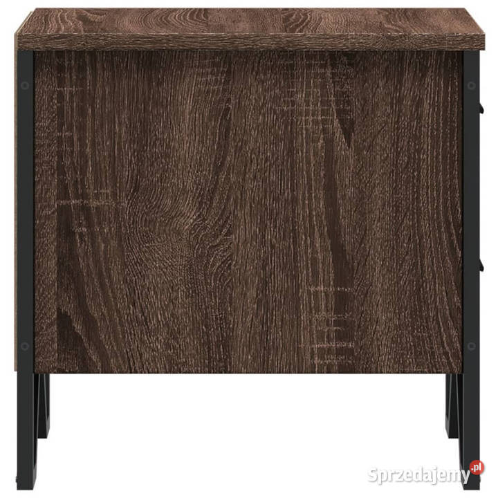 Szafka nocna brązowy dąb 40x30x40 materiał
