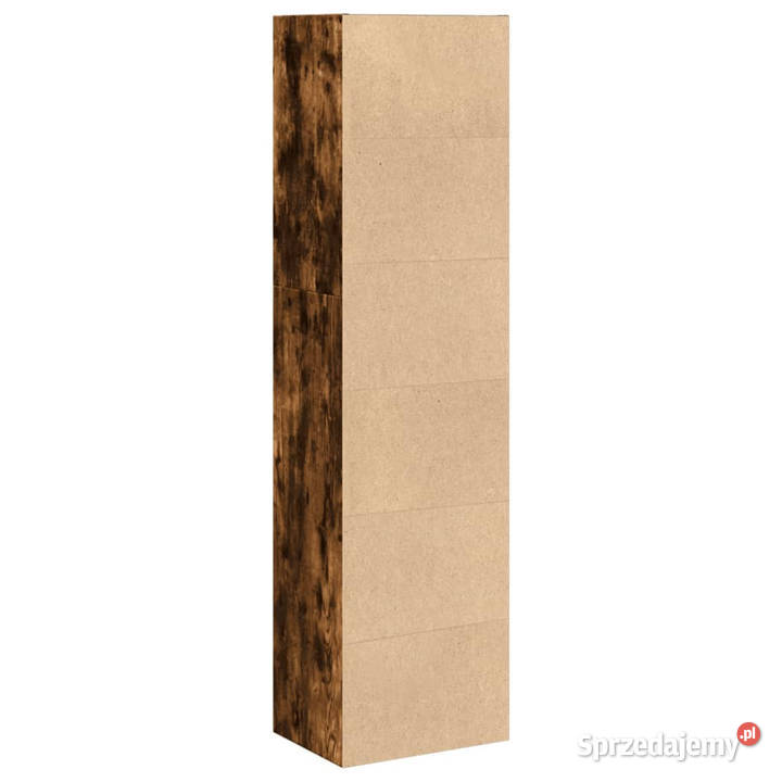 Regał na książki przydymiony dąb 40x30x152