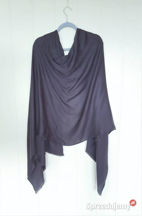 Nowy czarny szal szalik długi duży oversize Szczecin